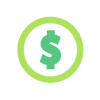 An icon of a dollar sign