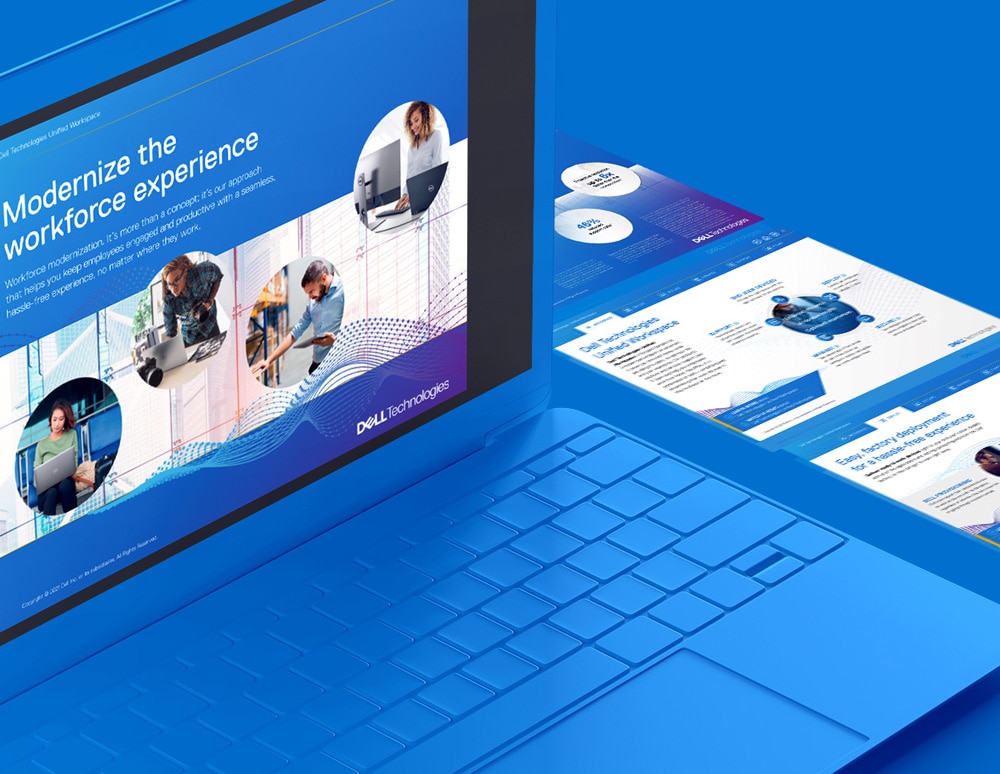 eBook design about the Modern Workforce Experience